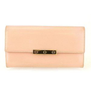 Authentic Cartier Purse Love collection pink leather Auth USED